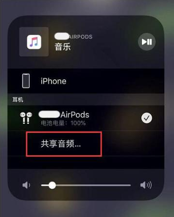 海盐苹果14音频维修点分享iPhone14音频共享设置方法 