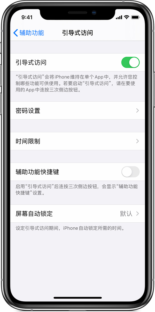 海盐苹果手机维修分享如何在 iPhone 上退出引导式访问 