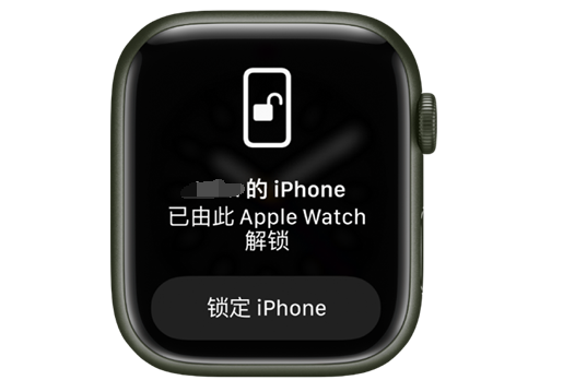 海盐苹果手机维修分享用 AppleWatch 解锁配备面容 ID 的 iPhone方法 